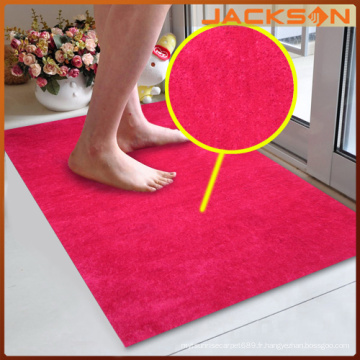 Tapis de bain luxueux anti-dérapant en microfibre